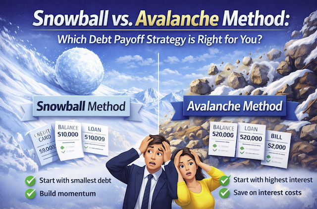 Snowball vs. Avalanche Method: Which Debt Payoff Strategy is Right for You?